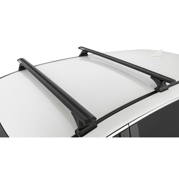Kit 2 barres de toit noires RHINO-RACK Vortex RCH • JB0800 