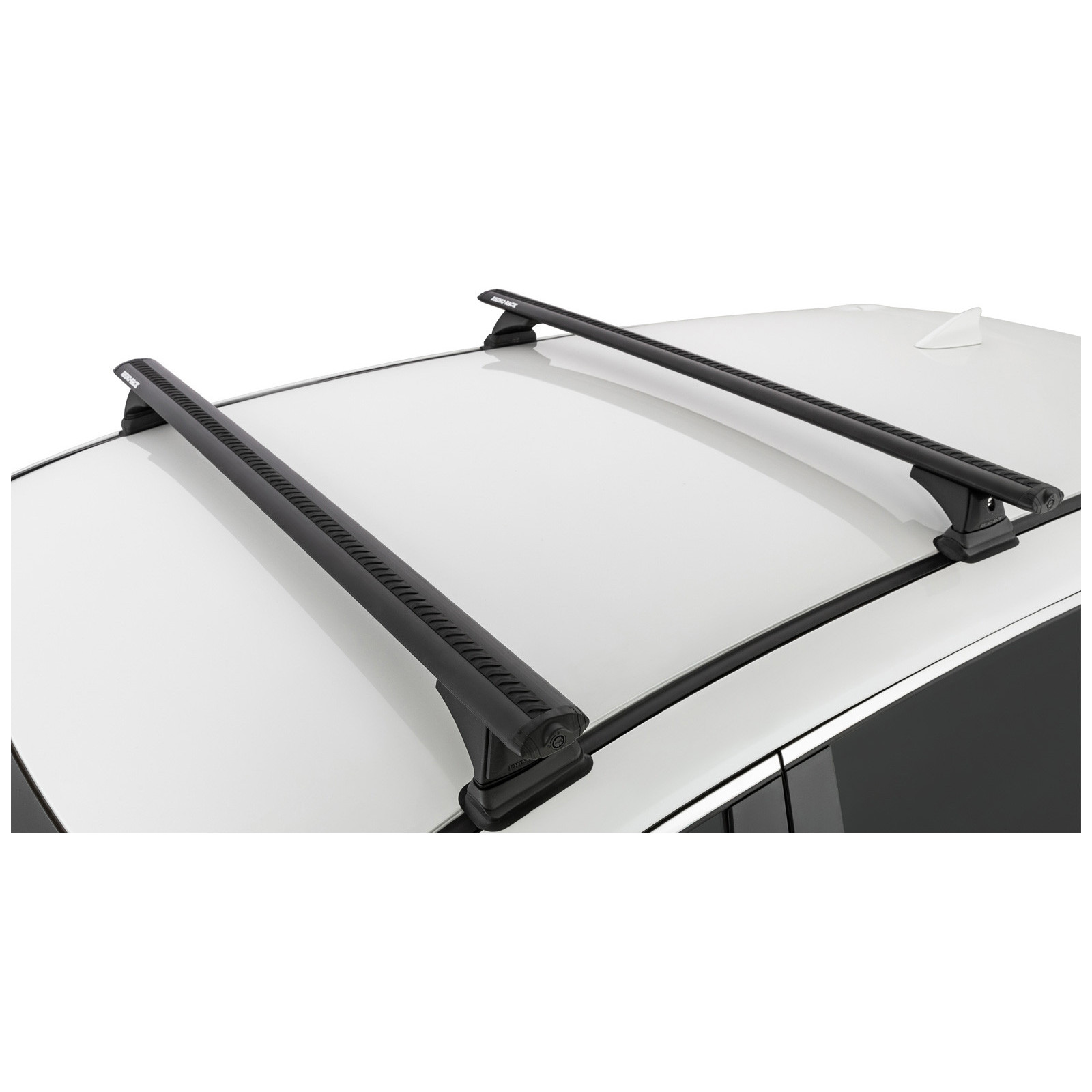 Kit 2 barres de toit noires RHINO-RACK Vortex RCH • JB0800 