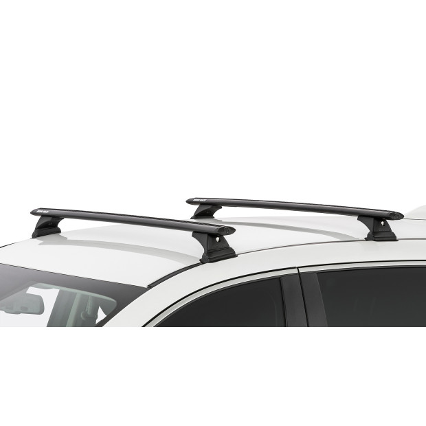Kit 2 barres de toit noires RHINO-RACK Vortex RCH • JB0800 