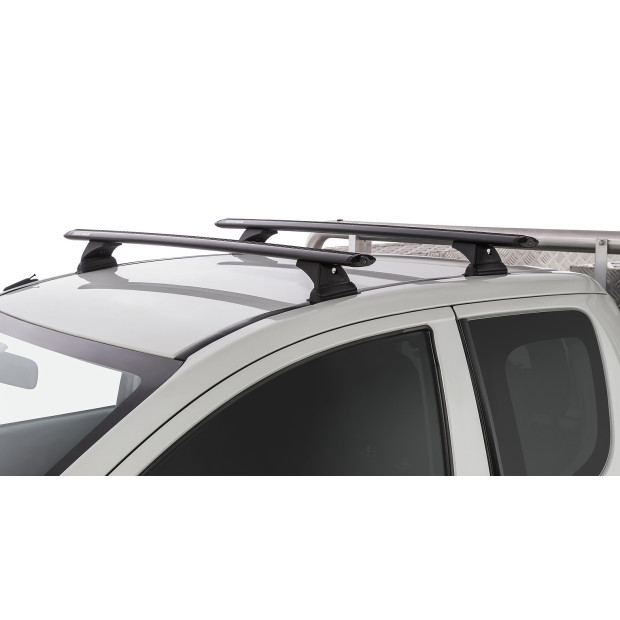 Kit 2 barres de toit noires RHINO-RACK Vortex RCH • JB0868 