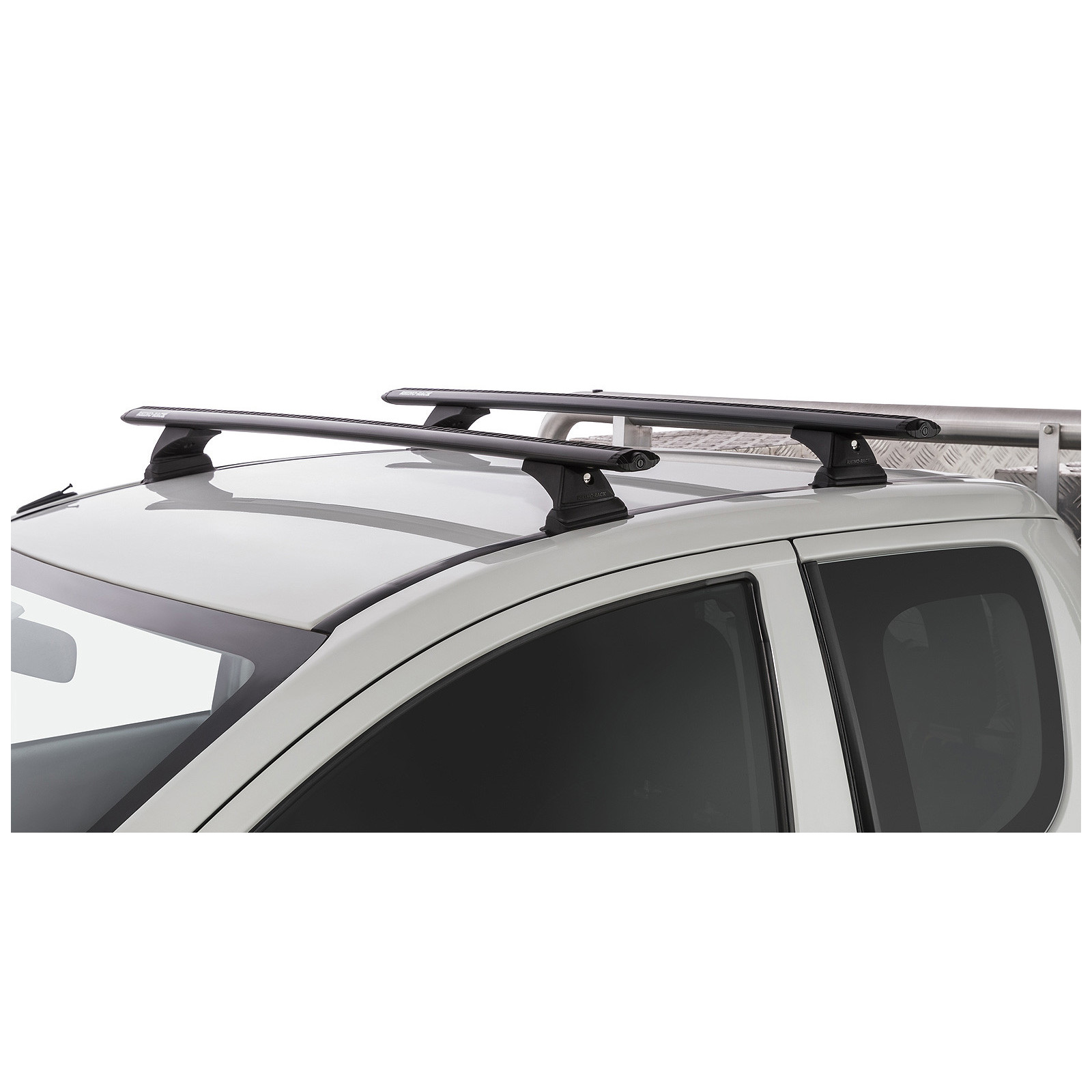 Kit 2 barres de toit noires RHINO-RACK Vortex RCH • JB0868 