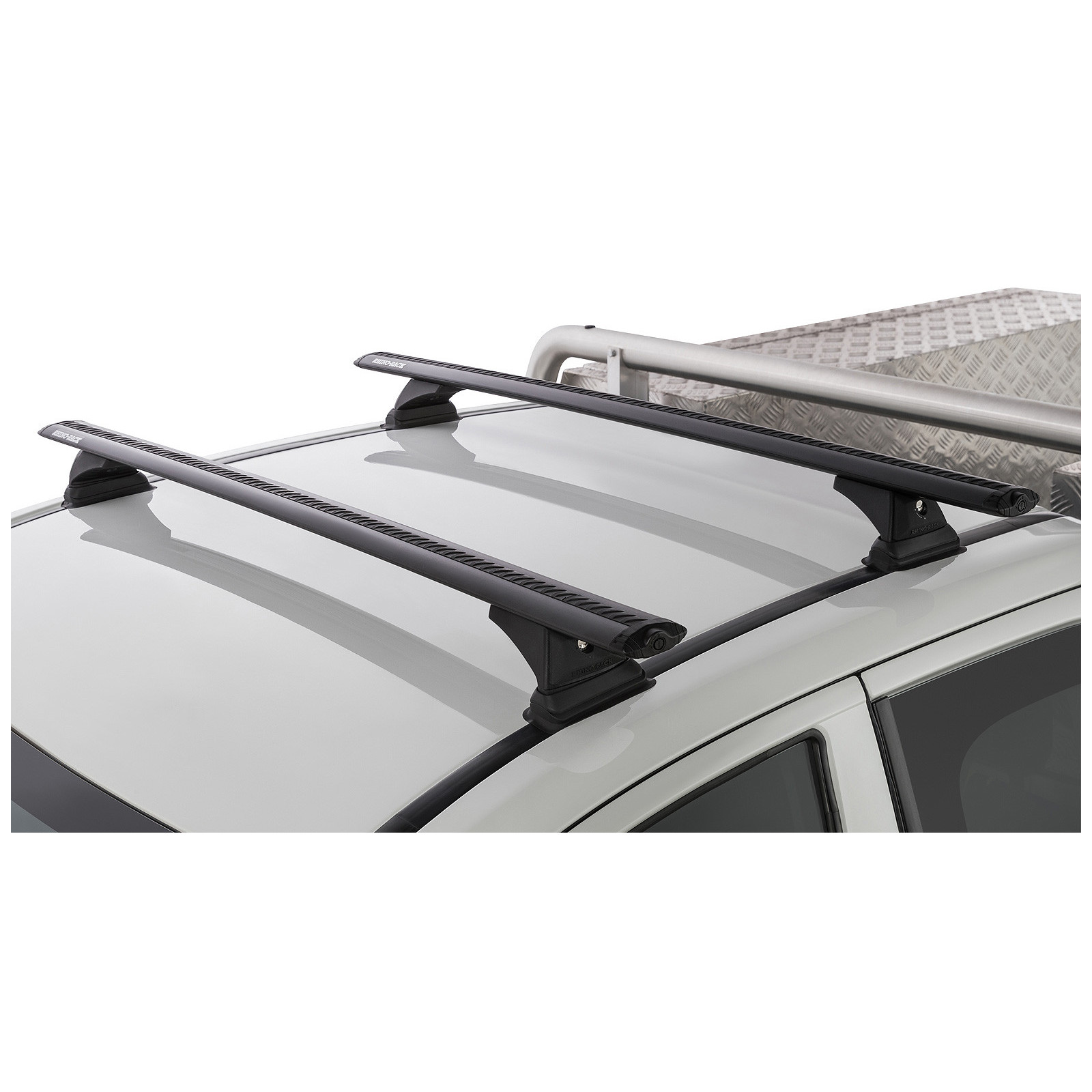 Kit 2 barres de toit noires RHINO-RACK Vortex RCH • JB0868 