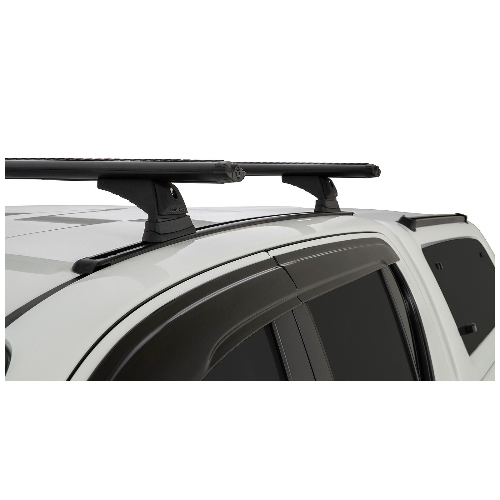 Kit 2 barres de toit noires RHINO-RACK Vortex RCH Trackmount • JB0950 