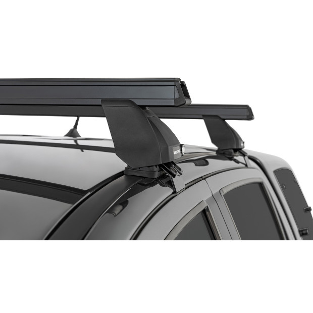 Kit 2 barres de toit noires RHINO-RACK Heavy Duty 2500 • JB0963 