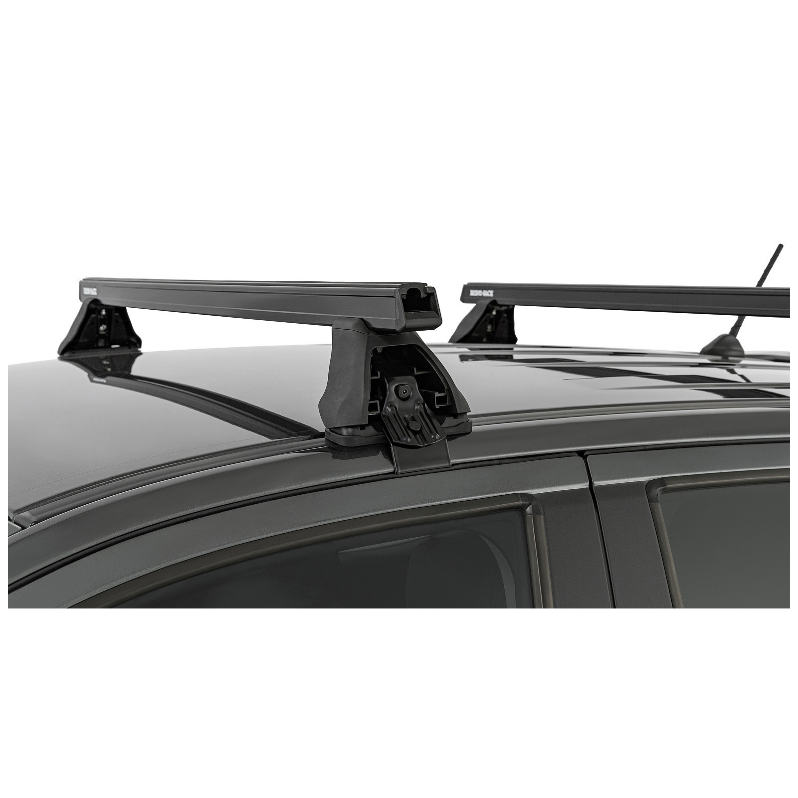 Kit 2 barres de toit noires RHINO-RACK Heavy Duty 2500 • JB0963 