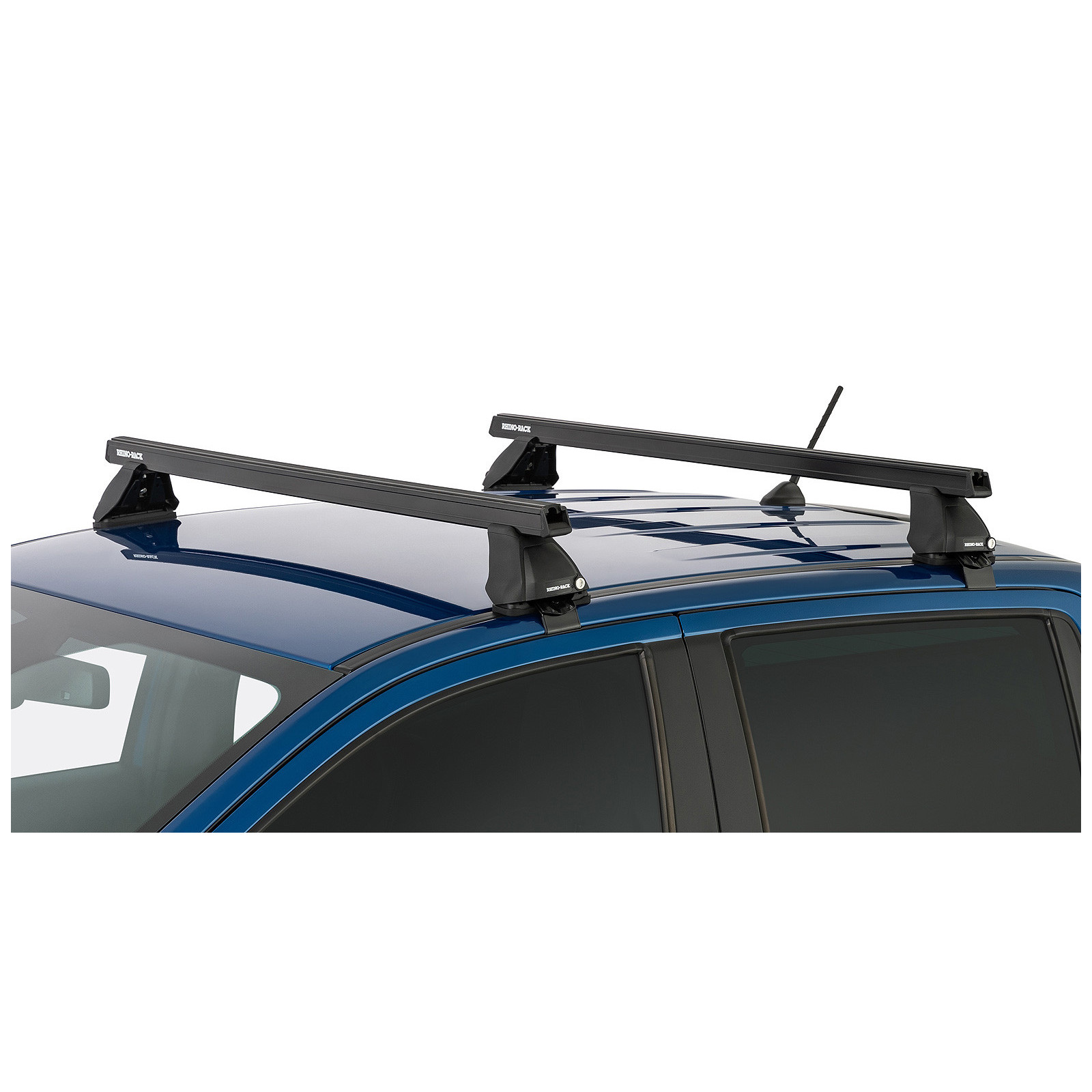Kit 2 barres de toit noires RHINO-RACK Heavy Duty 2500 • JB0963 