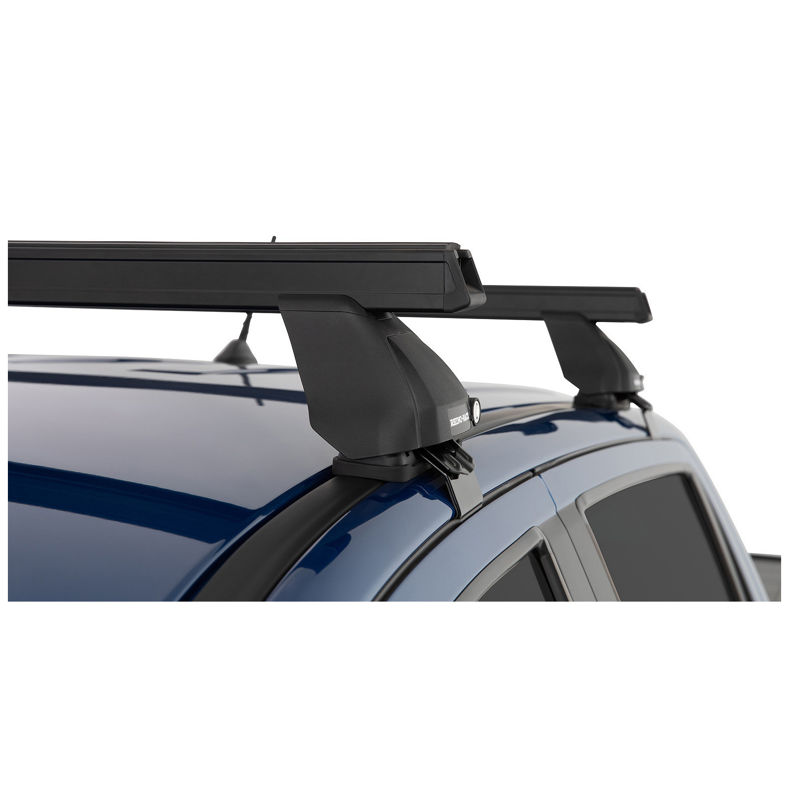 Kit 2 barres de toit noires RHINO-RACK Heavy Duty 2500 • JB0963 