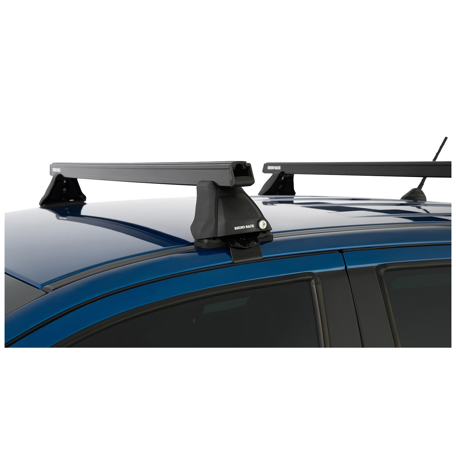 Kit 2 barres de toit noires RHINO-RACK Heavy Duty 2500 • JB0963 