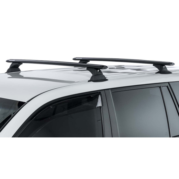 Kit 2 barres de toit noires RHINO-RACK Vortex RCH • JB0974 