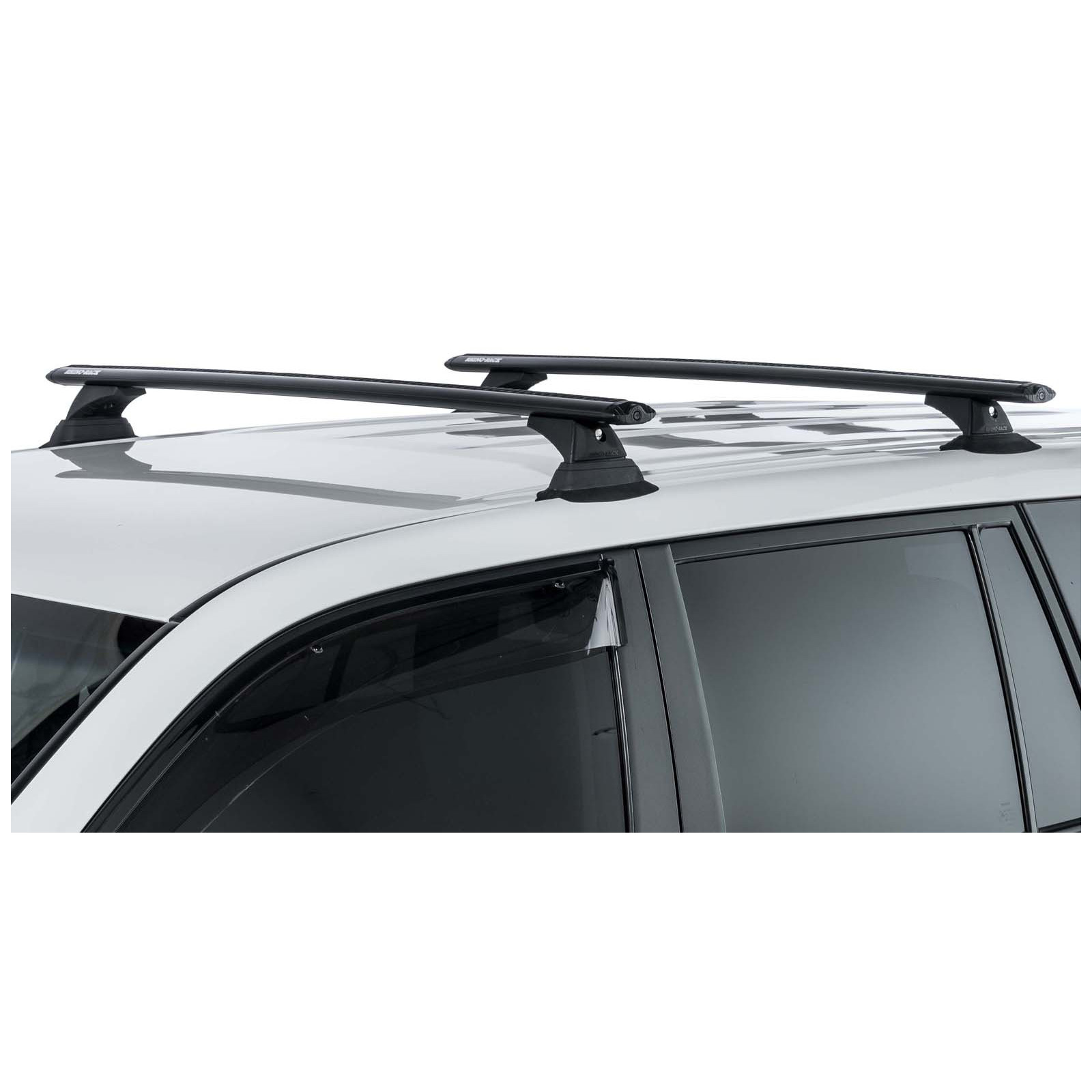 Kit 2 barres de toit noires RHINO-RACK Vortex RCH • JB0974 