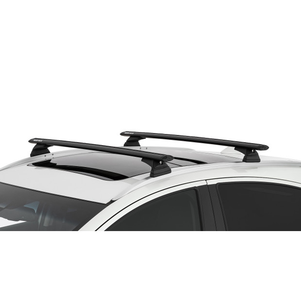 Kit 2 barres de toit noires RHINO-RACK Vortex RCL • JB1614 