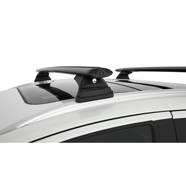 Kit 2 barres de toit noires RHINO-RACK Vortex RCL • JB1614 