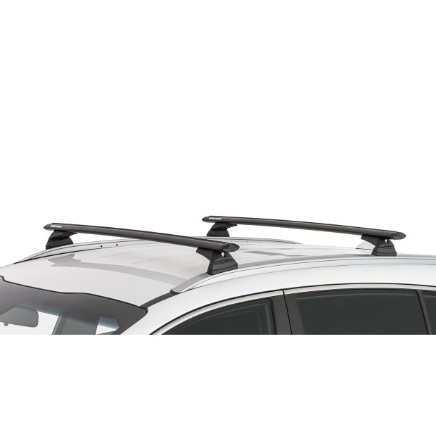 Kit 2 barres de toit noires RHINO-RACK Vortex RCL • JB1614 