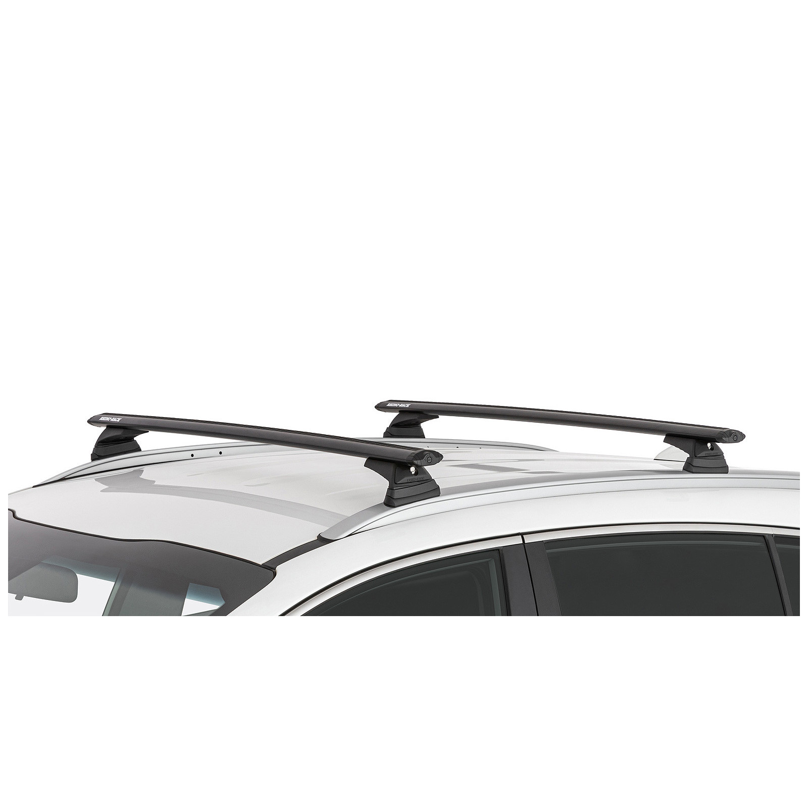 Kit 2 barres de toit noires RHINO-RACK Vortex RCL • JB1614 