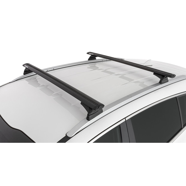 Kit 2 barres de toit noires RHINO-RACK Vortex RCL • JB1614 