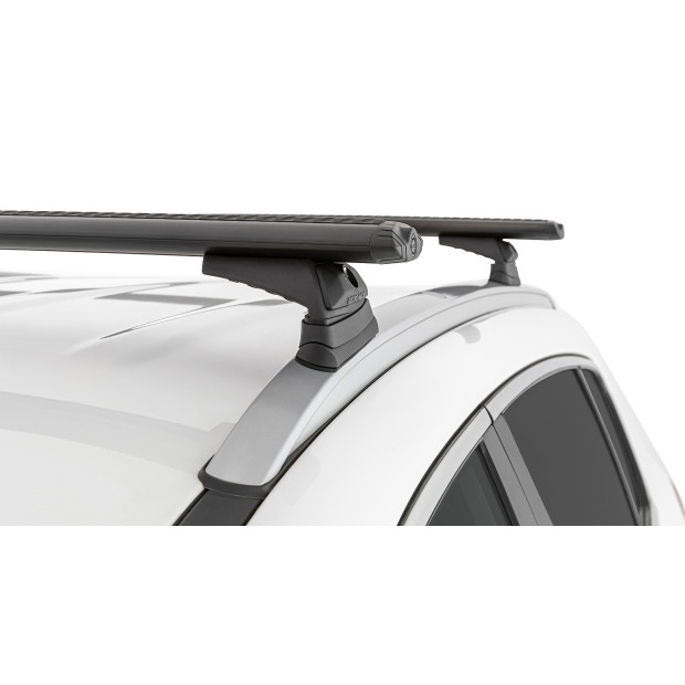 Kit 2 barres de toit noires RHINO-RACK Vortex RCL • JB1614 