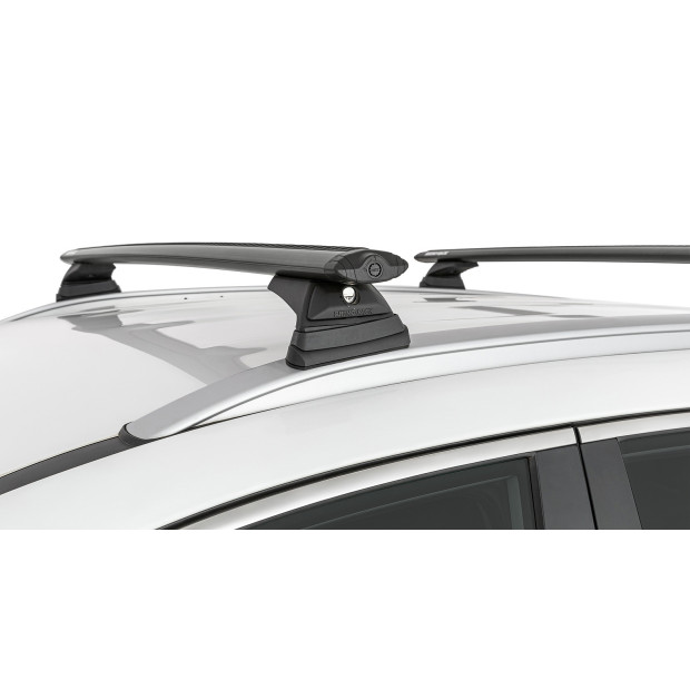 Kit 2 barres de toit noires RHINO-RACK Vortex RCL • JB1614 