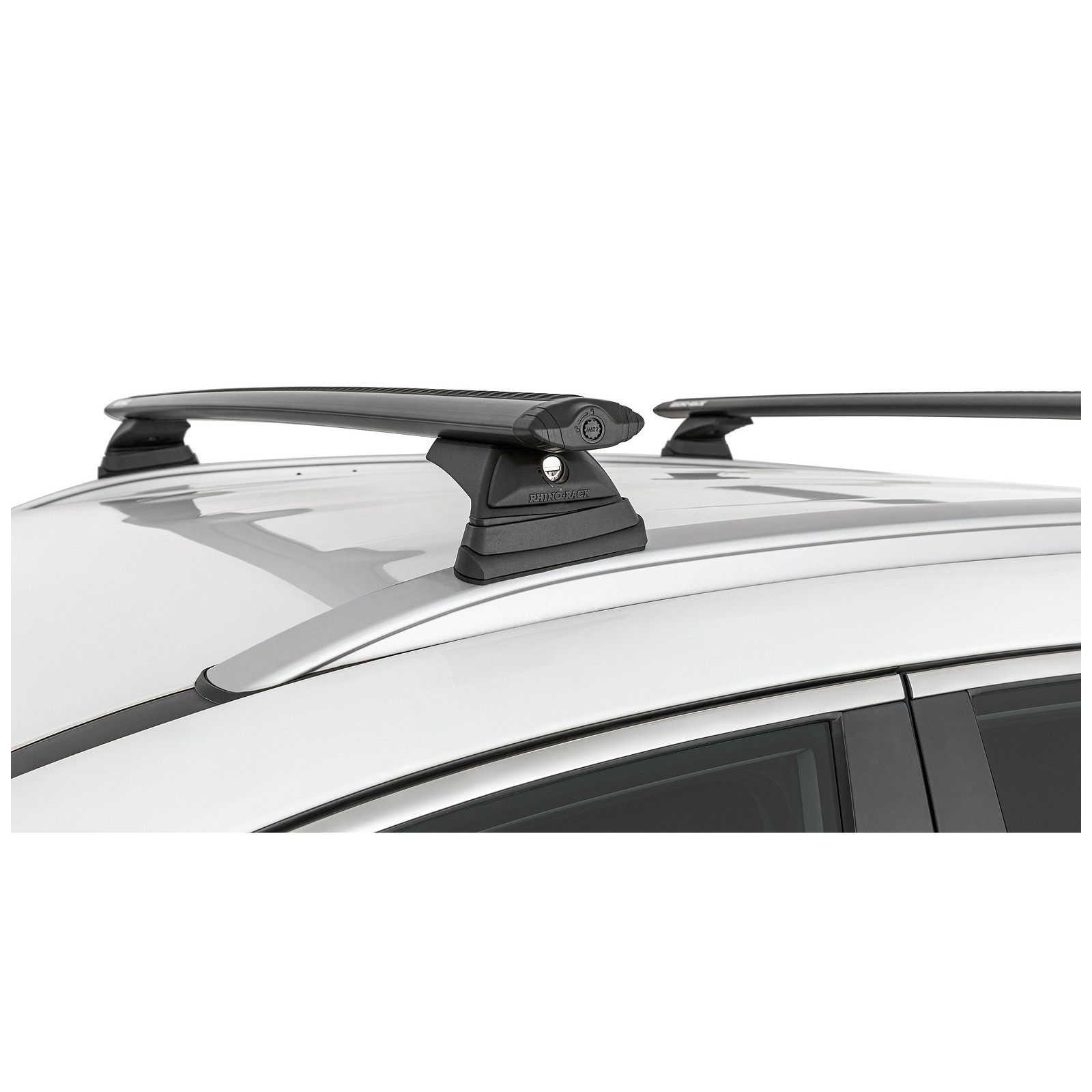 Kit 2 barres de toit noires RHINO-RACK Vortex RCL • JB1614 