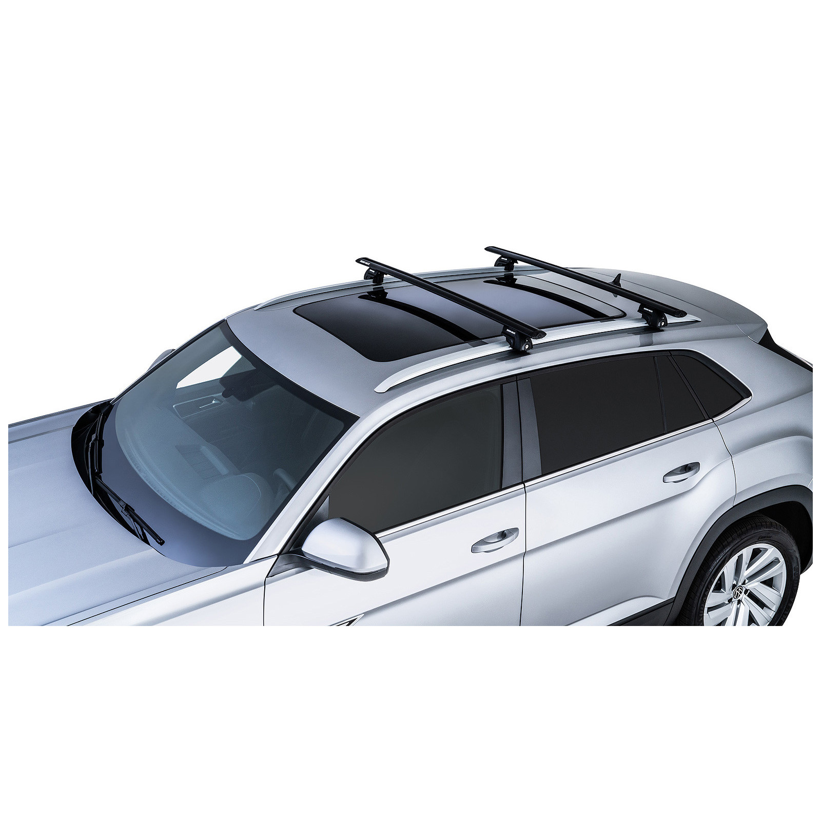 Kit 2 barres de toit noires RHINO-RACK Vortex SX • JB1622 