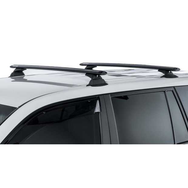 Kit 2 barres de toit noires RHINO-RACK Vortex RCL • JB1626 