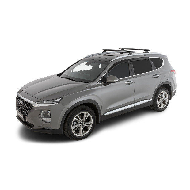 Kit 2 barres de toit noires RHINO-RACK Vortex RCL • JB1626 