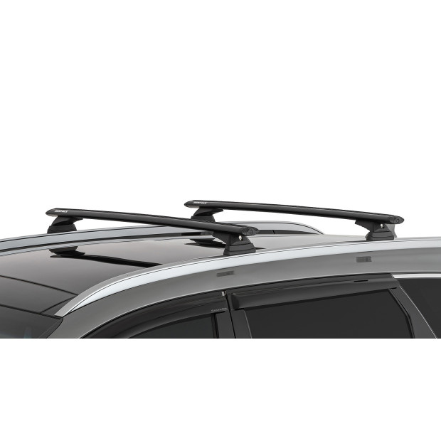 Kit 2 barres de toit noires RHINO-RACK Vortex RCL • JB1626 