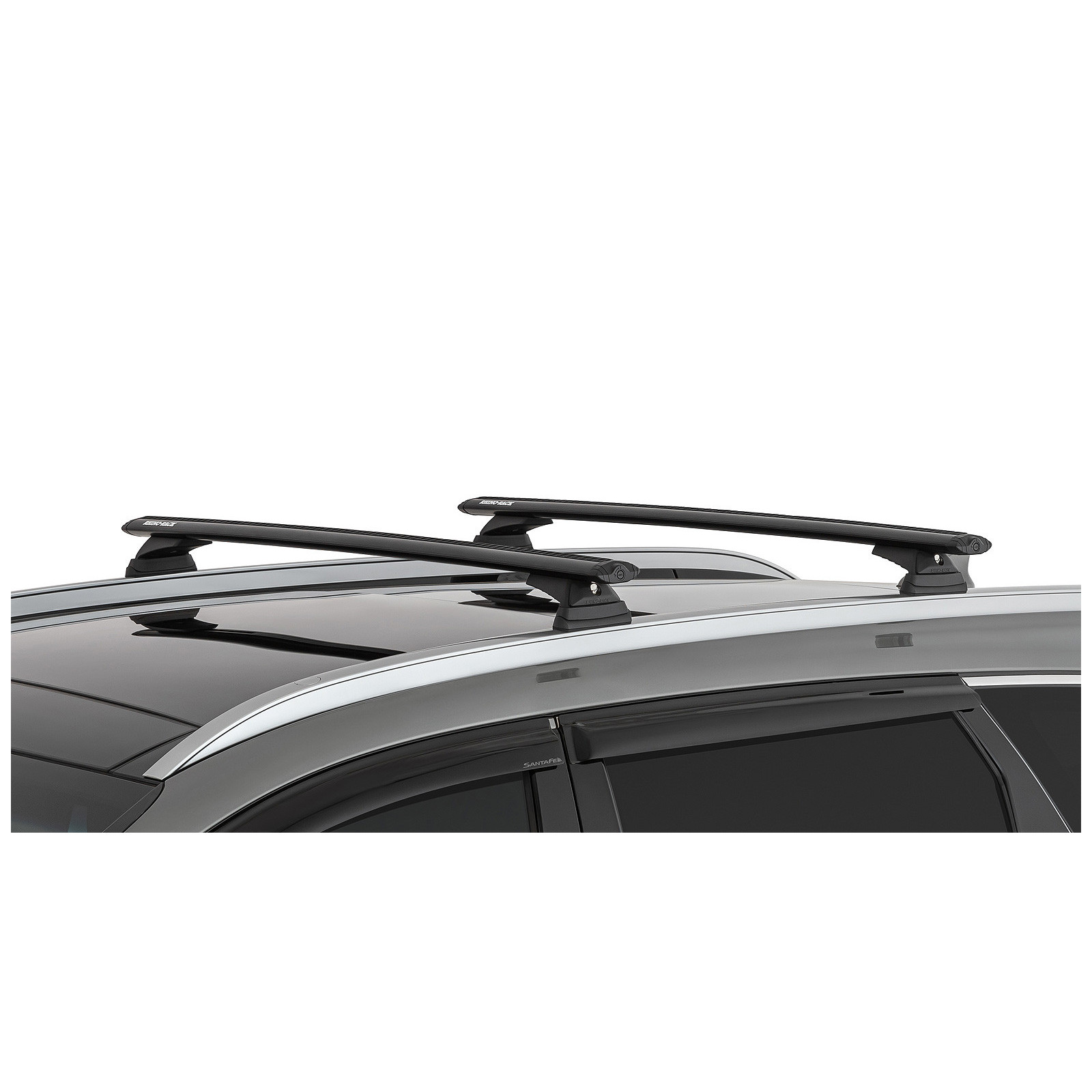 Kit 2 barres de toit noires RHINO-RACK Vortex RCL • JB1626 