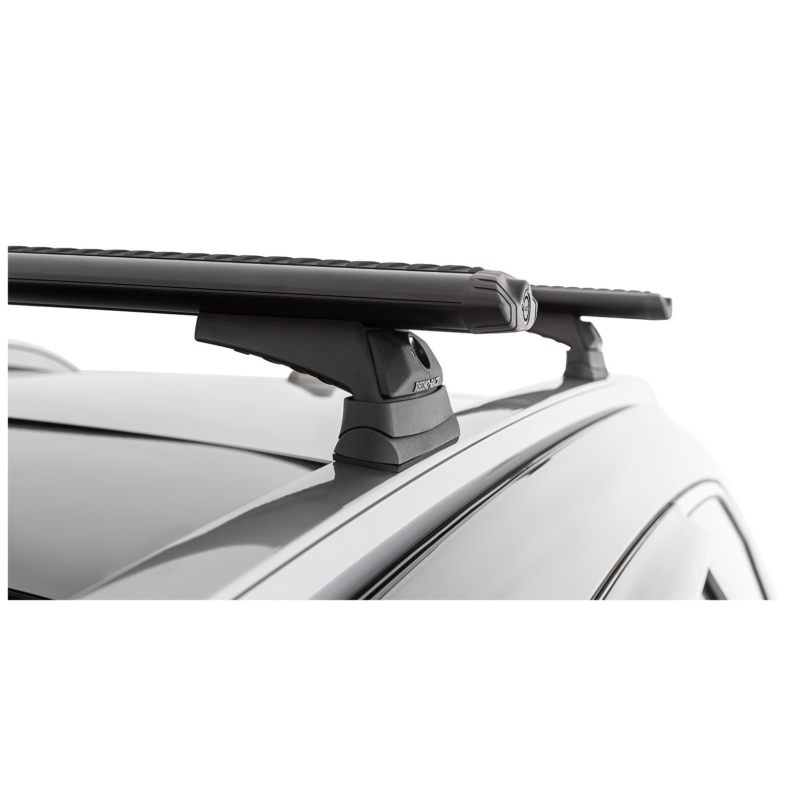 Kit 2 barres de toit noires RHINO-RACK Vortex RCL • JB1626 