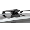 Kit 2 barres de toit noires RHINO-RACK Vortex RCL • JB1626 