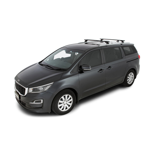 Kit 2 barres de toit noires RHINO-RACK Vortex RCL • JB1626 