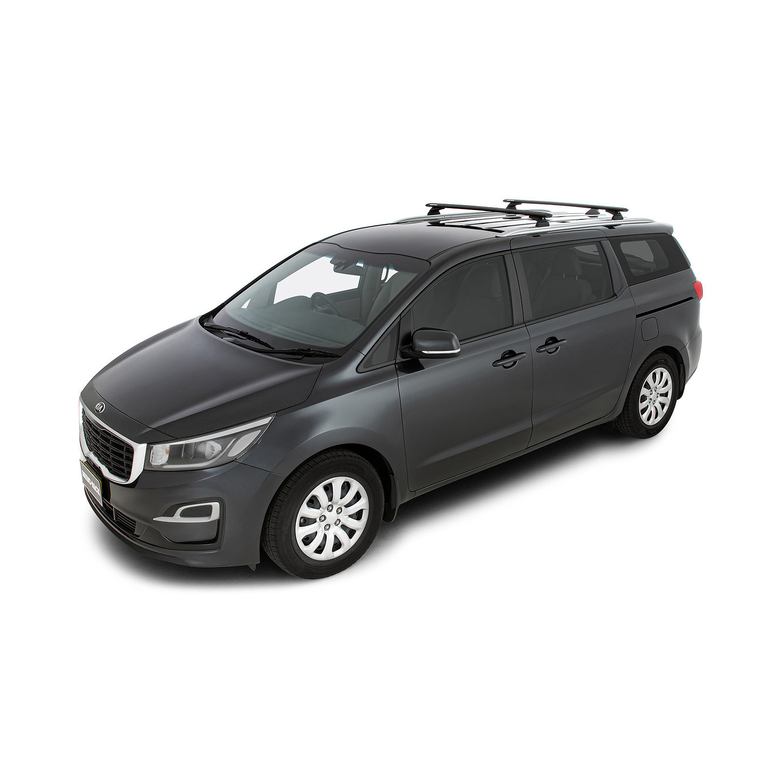 Kit 2 barres de toit noires RHINO-RACK Vortex RCL • JB1626 