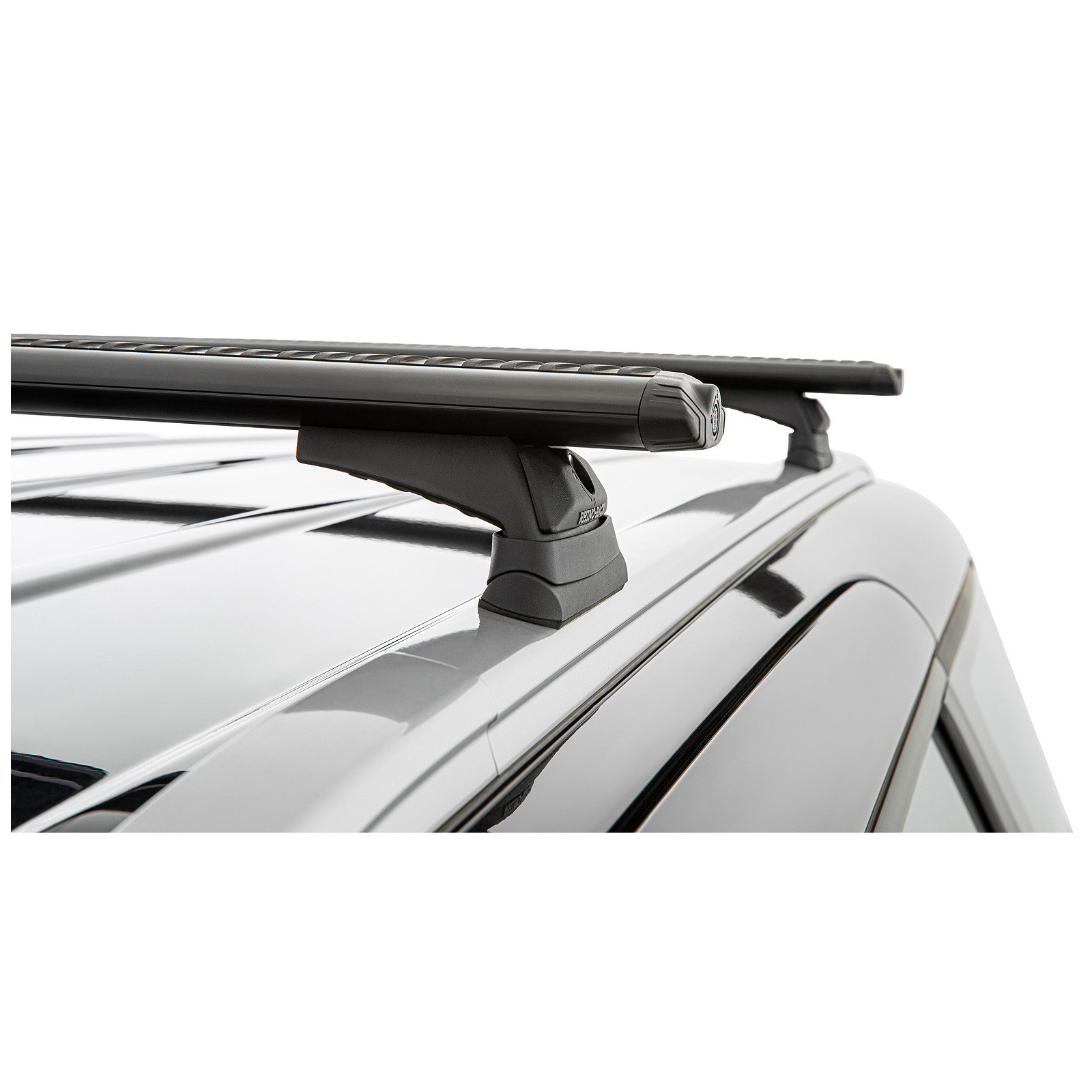 Kit 2 barres de toit noires RHINO-RACK Vortex RCL • JB1626 