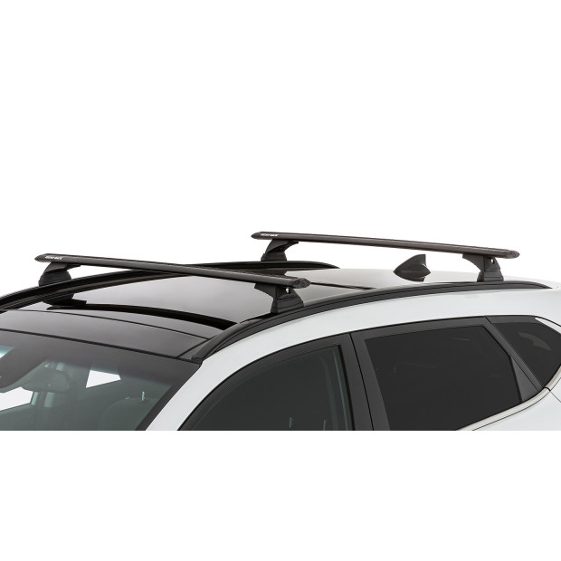 Kit 2 barres de toit noires RHINO-RACK Vortex RCL • JB1632 
