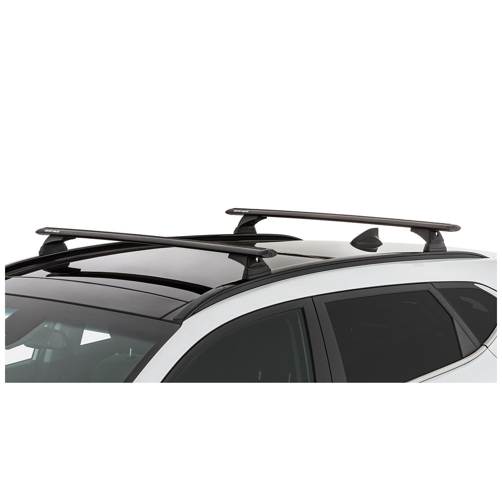 Kit 2 barres de toit noires RHINO-RACK Vortex RCL • JB1632 