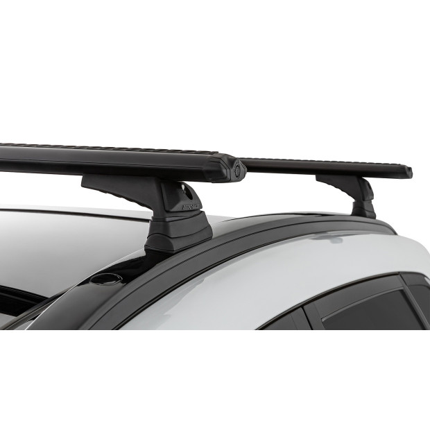 Kit 2 barres de toit noires RHINO-RACK Vortex RCL • JB1632 