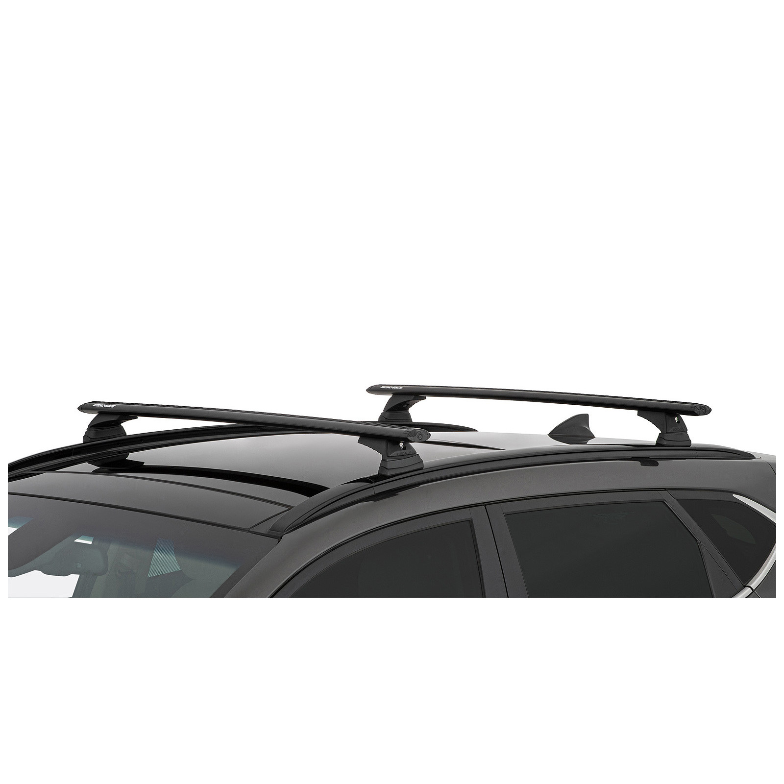 Kit 2 barres de toit noires RHINO-RACK Vortex RCL • JB1632 