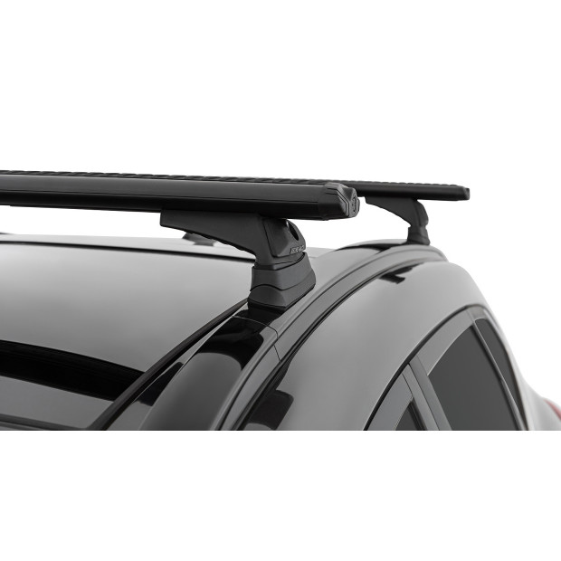 Kit 2 barres de toit noires RHINO-RACK Vortex RCL • JB1632 