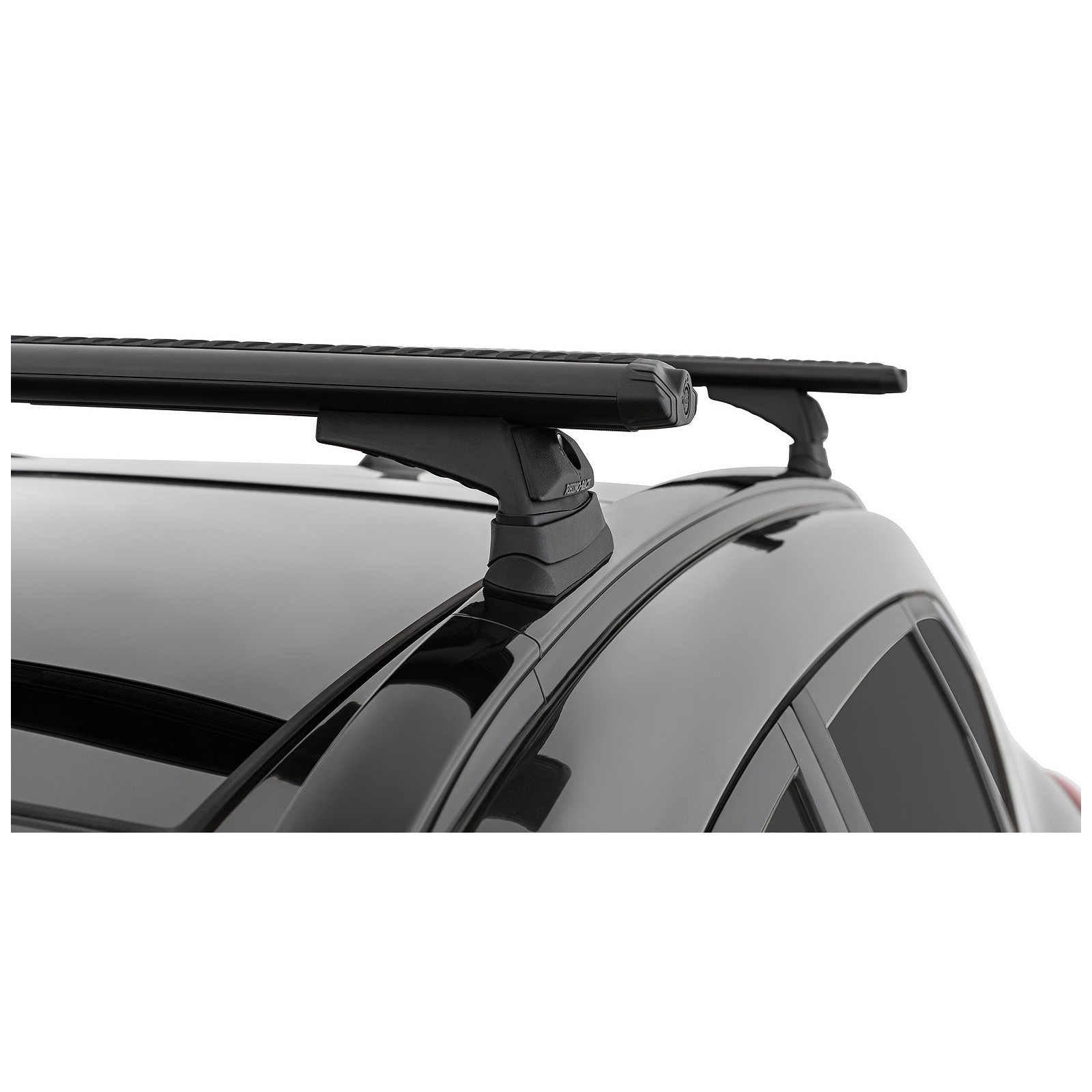 Kit 2 barres de toit noires RHINO-RACK Vortex RCL • JB1632 