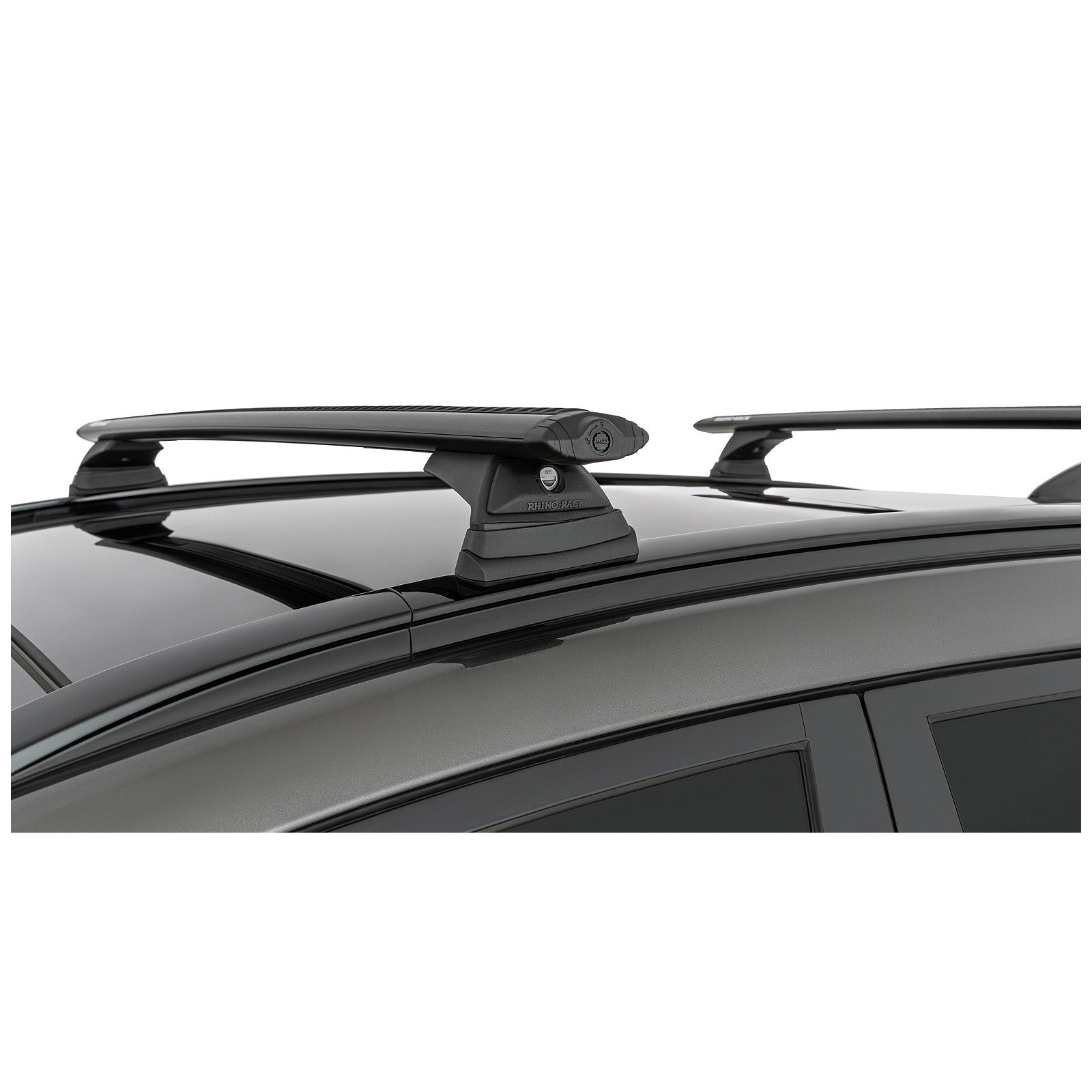 Kit 2 barres de toit noires RHINO-RACK Vortex RCL • JB1632 