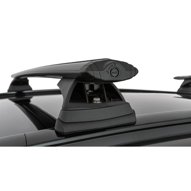 Kit 2 barres de toit noires RHINO-RACK Vortex RCL • JB1632 