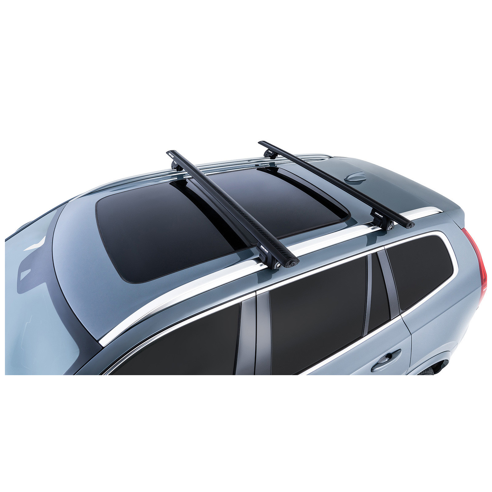 Kit 2 barres de toit noires RHINO-RACK Vortex SX • JB1646 