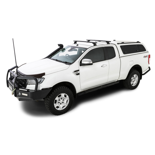 Kit 2 barres de toit noires RHINO-RACK Vortex RCH • JB1667 