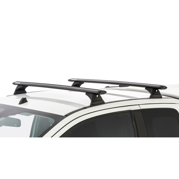 Kit 2 barres de toit noires RHINO-RACK Vortex RCH • JB1667 