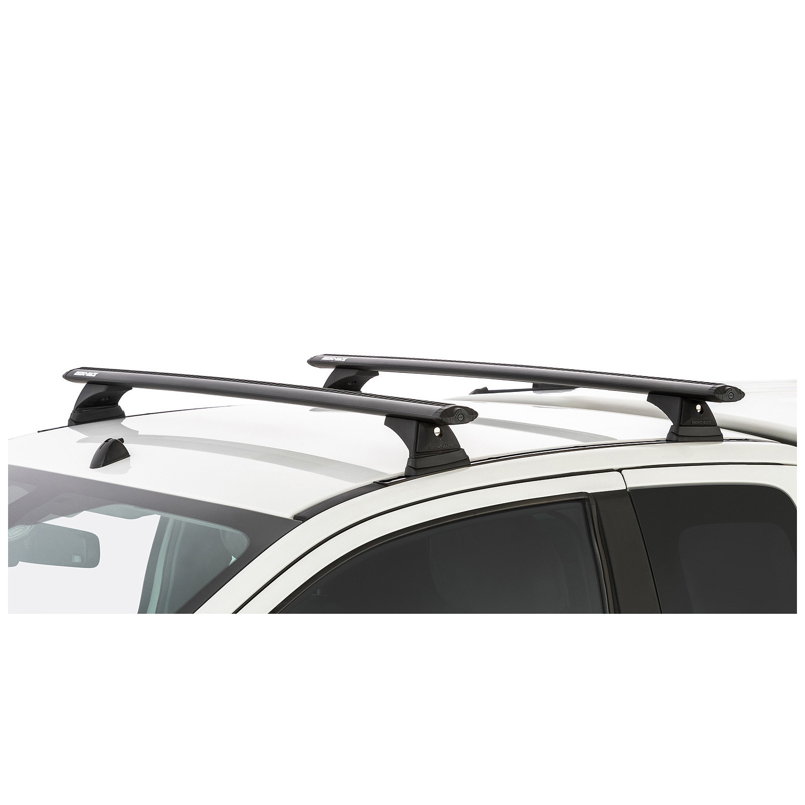 Kit 2 barres de toit noires RHINO-RACK Vortex RCH • JB1667 