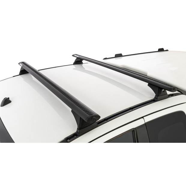 Kit 2 barres de toit noires RHINO-RACK Vortex RCH • JB1667 