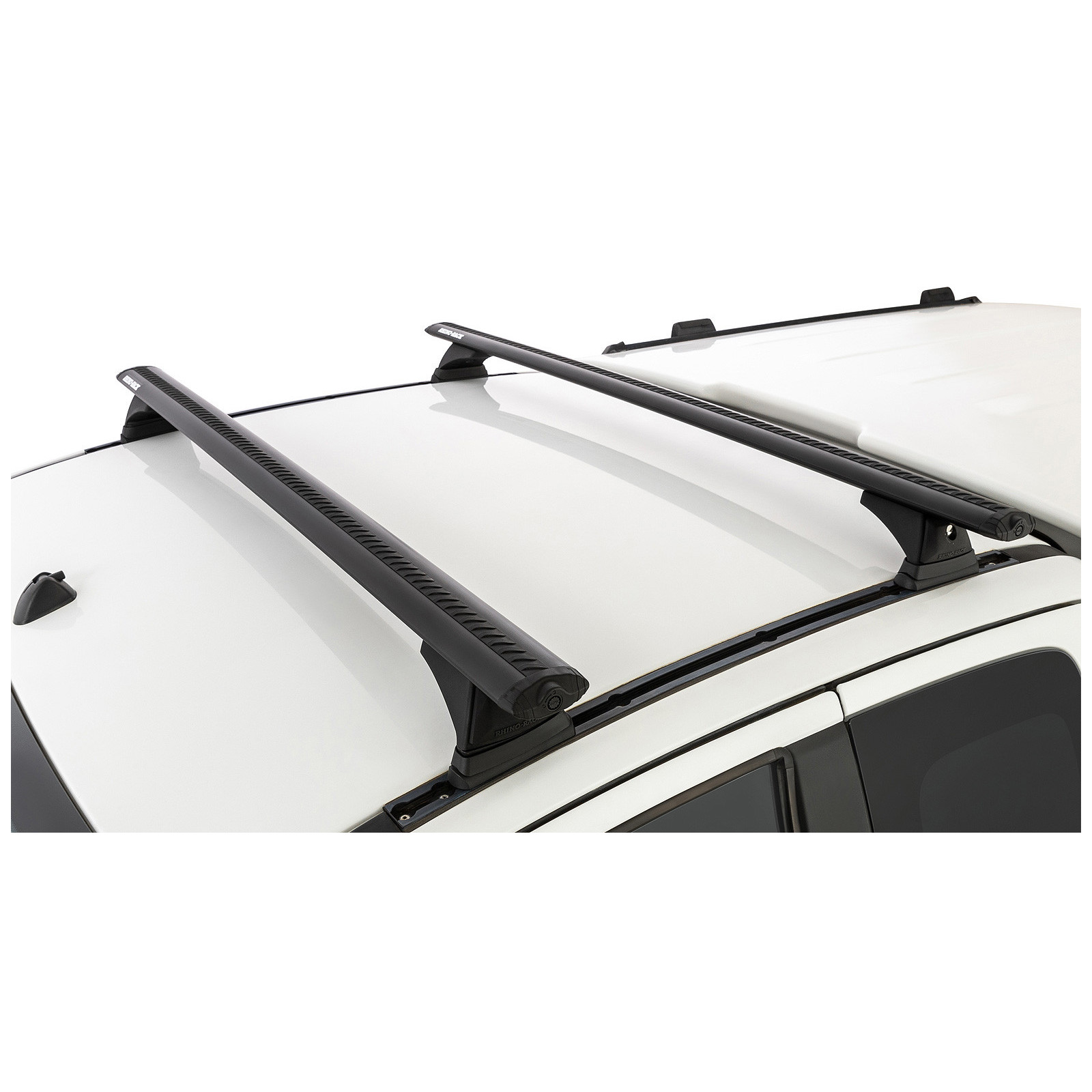 Kit 2 barres de toit noires RHINO-RACK Vortex RCH • JB1667 