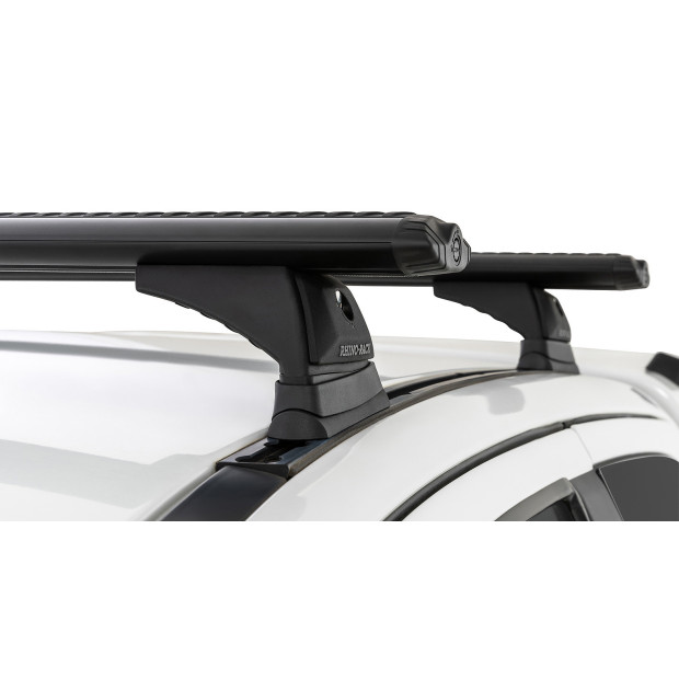 Kit 2 barres de toit noires RHINO-RACK Vortex RCH • JB1667 