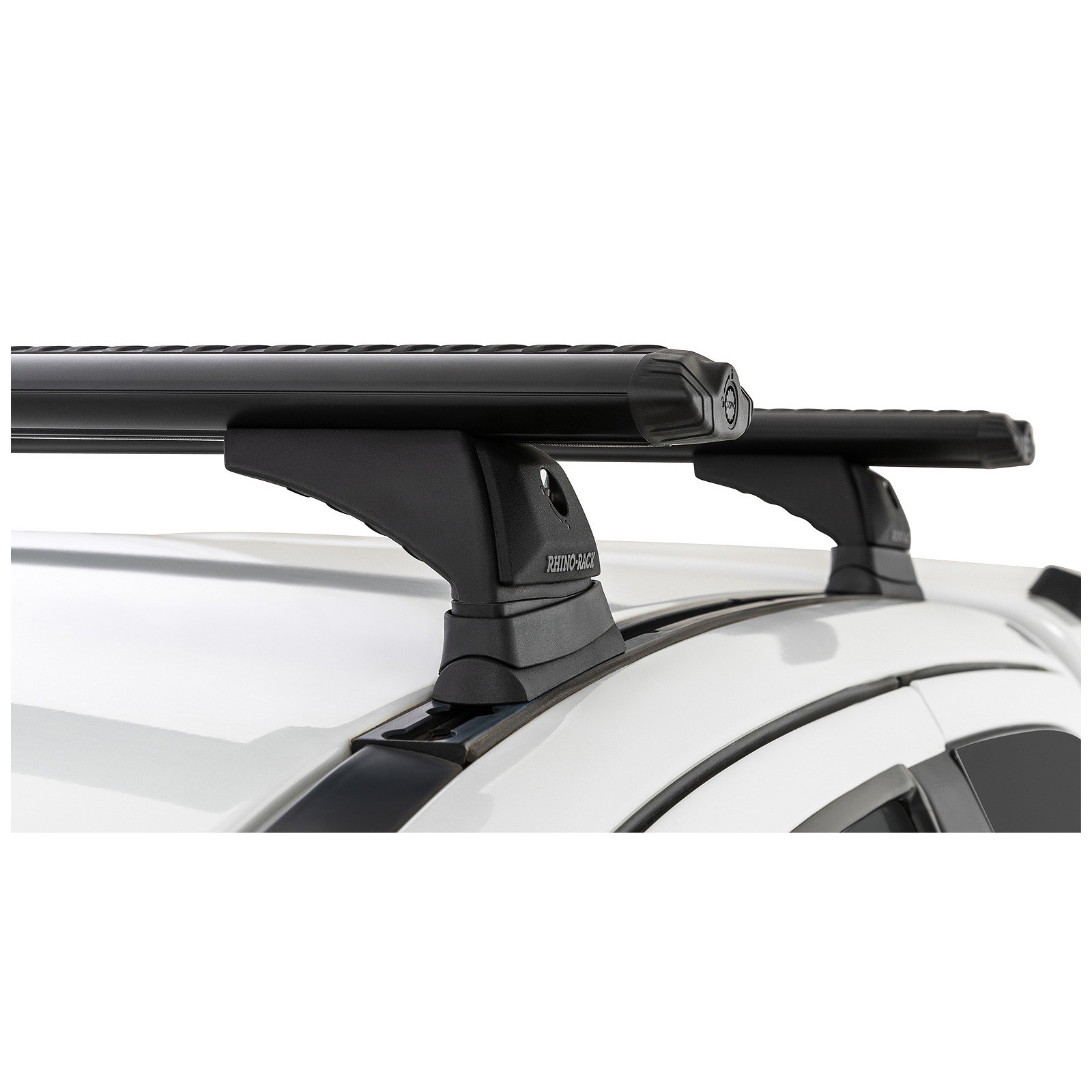 Kit 2 barres de toit noires RHINO-RACK Vortex RCH • JB1667 