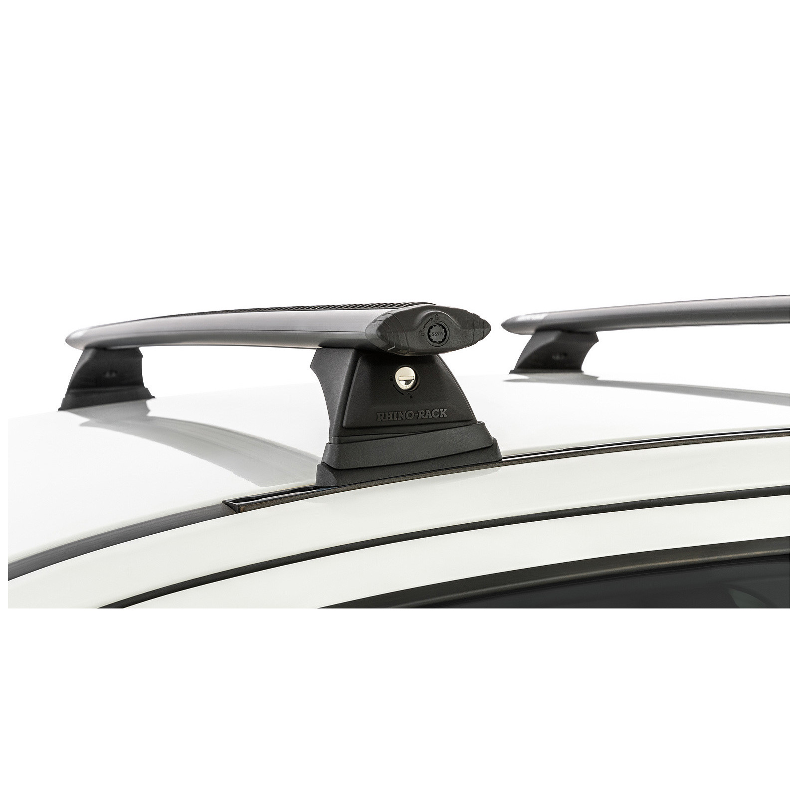 Kit 2 barres de toit noires RHINO-RACK Vortex RCH • JB1667 