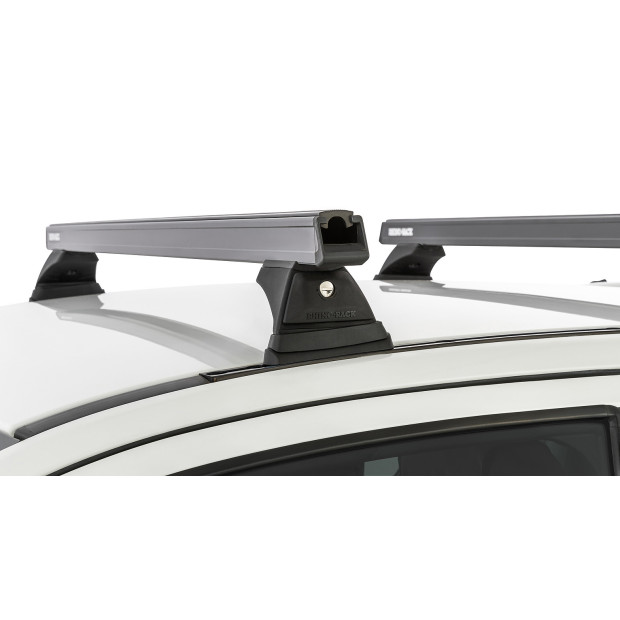 Kit 2 barres de toit noires RHINO-RACK Heavy Duty RCH • JB1669 